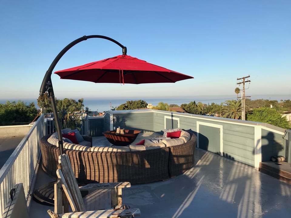 Morning View from the roof deck 
