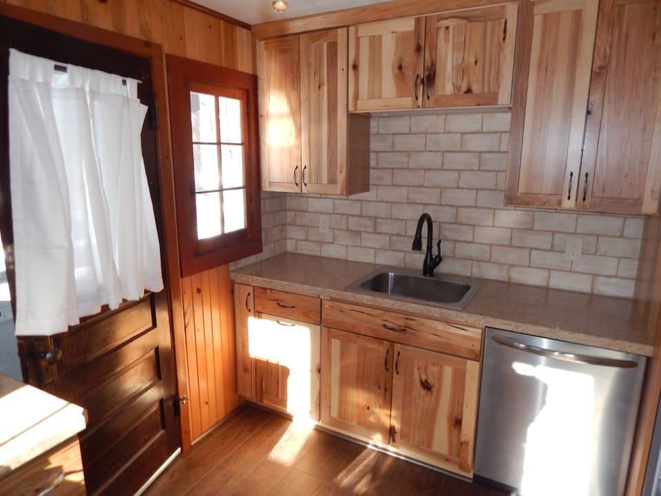 New kitchen with dishwasher