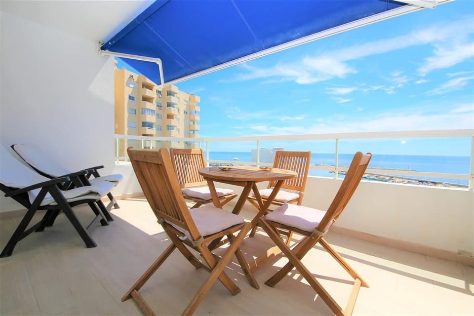 Amazing balcony views over the marina and the sea