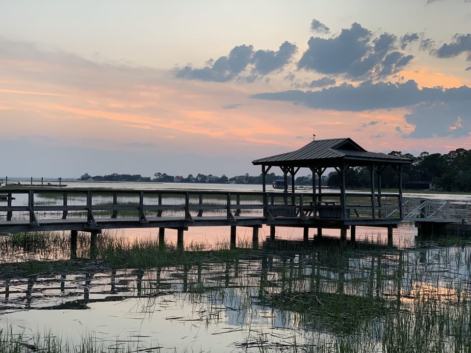 A picture I snapped near AJ's Dock on Tybee.  