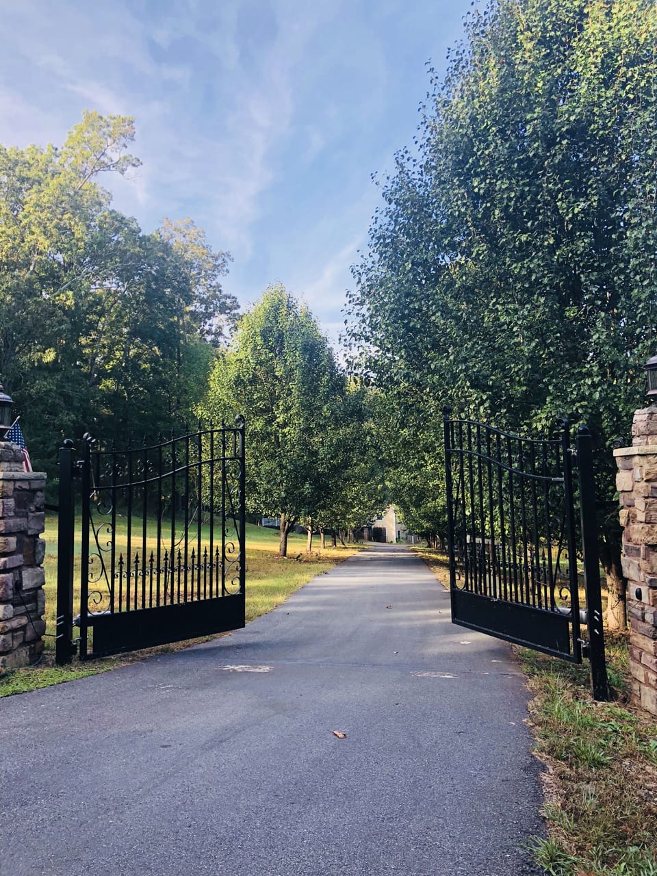 The entrance 