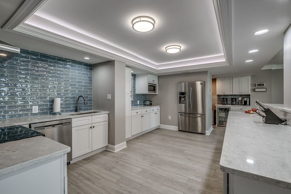 This kitchen is massive!