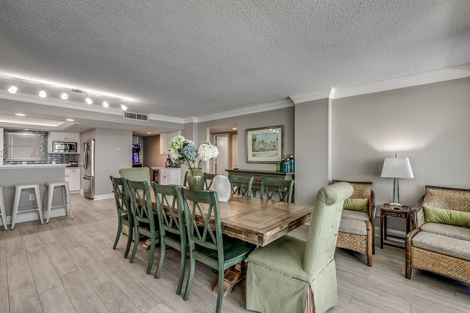 Dining table is gorgeous