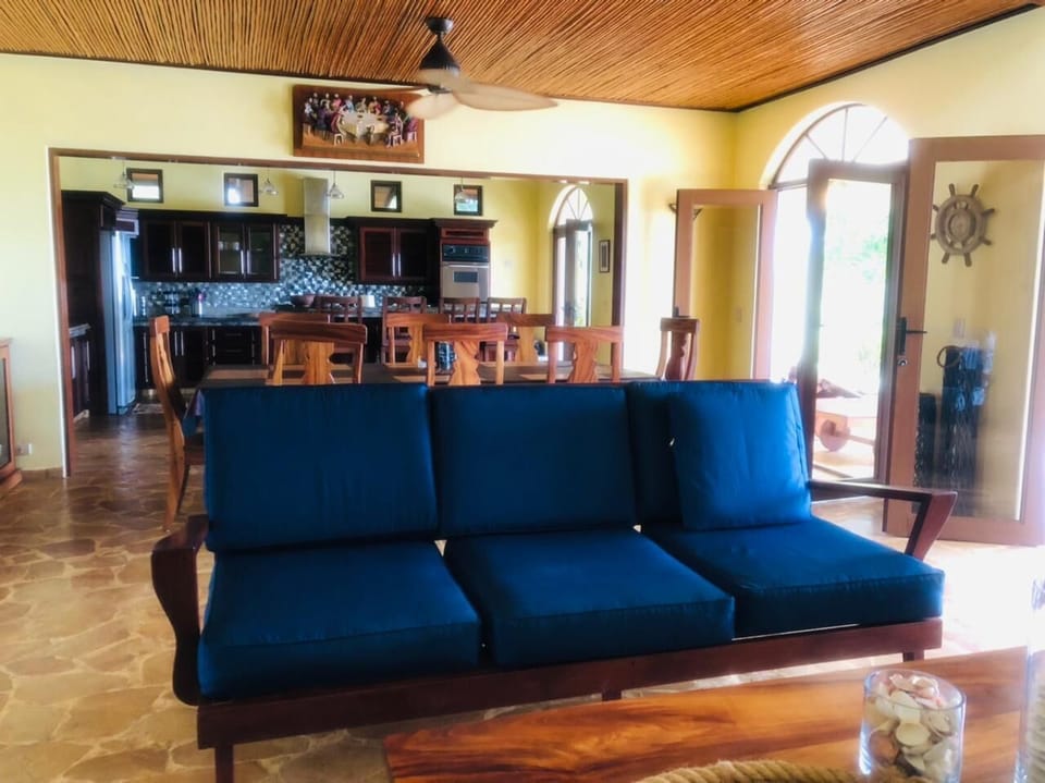 Living Room through to the Fully Equipped Kitchen!