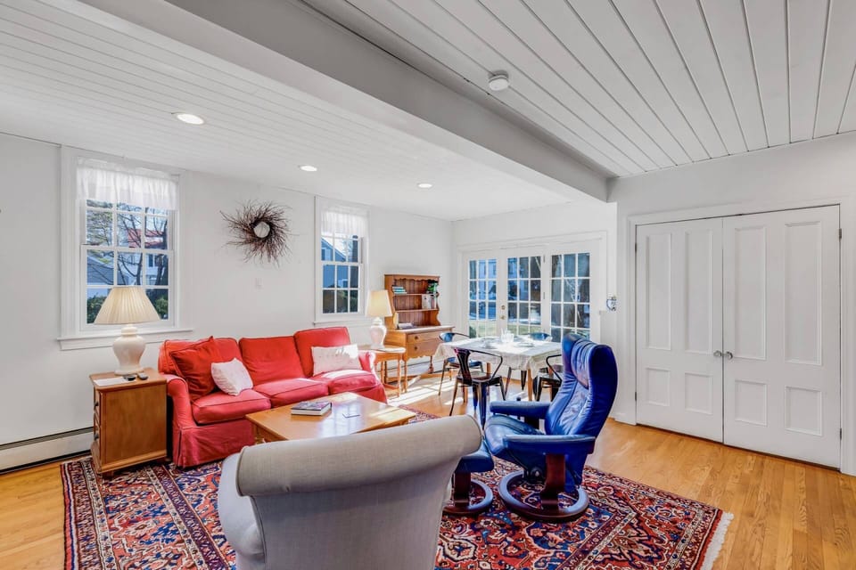Large spacious living room - step out your door for a quick walk to downtown Newburyport