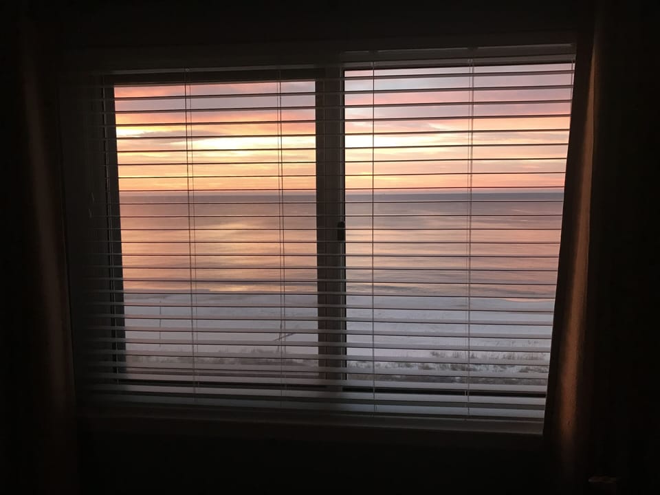 View from Master bedroom sliding window
