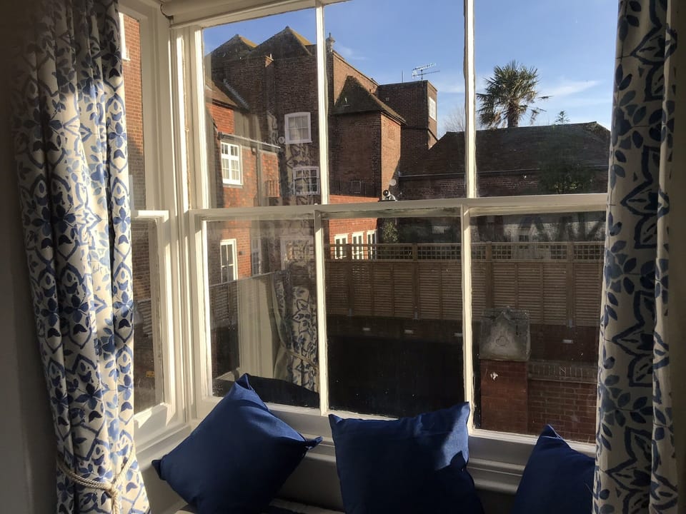 View from the double bedroom looking towards Lamb House