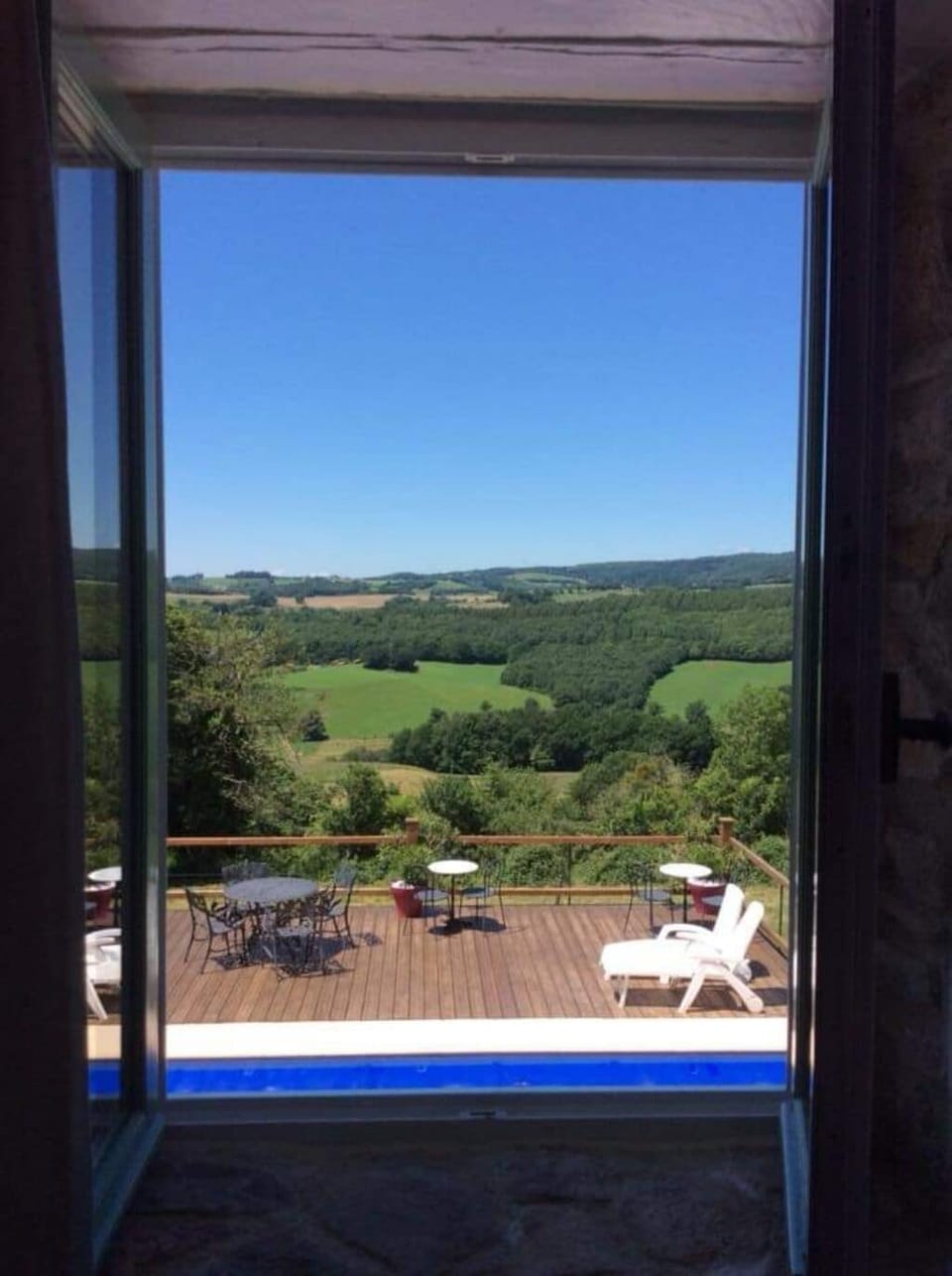view from the gite