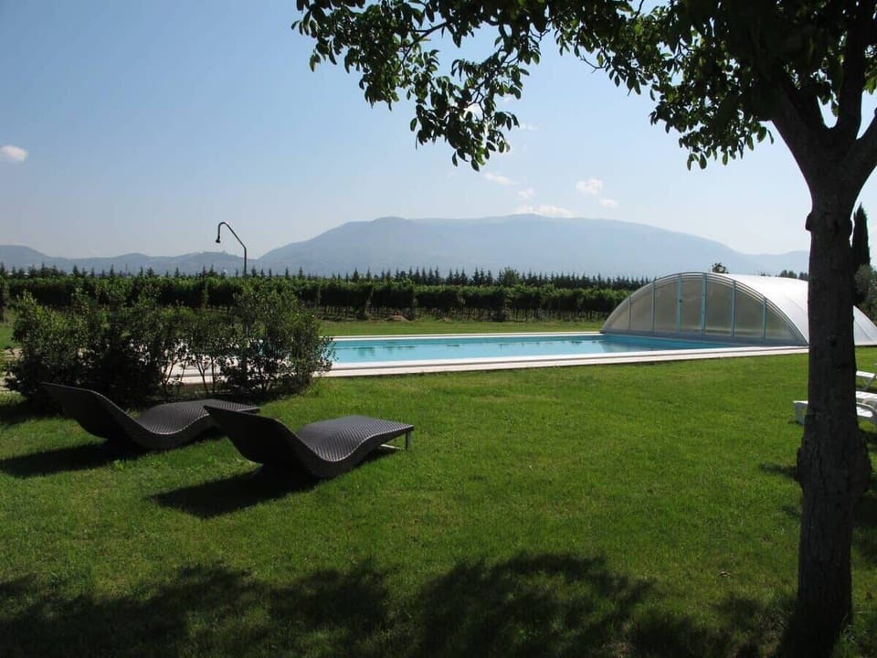 Large private pool