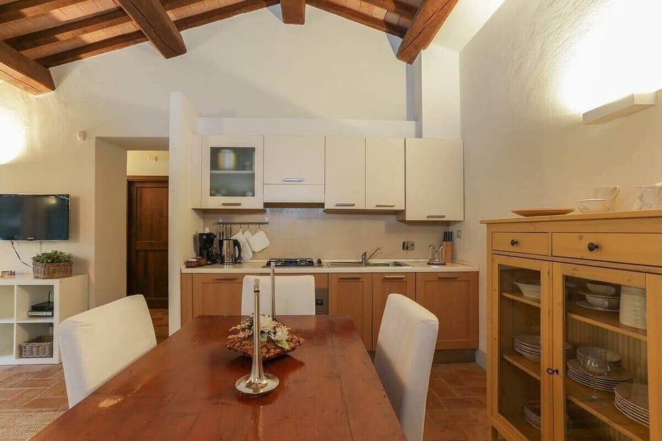 Well equipped kitchen area