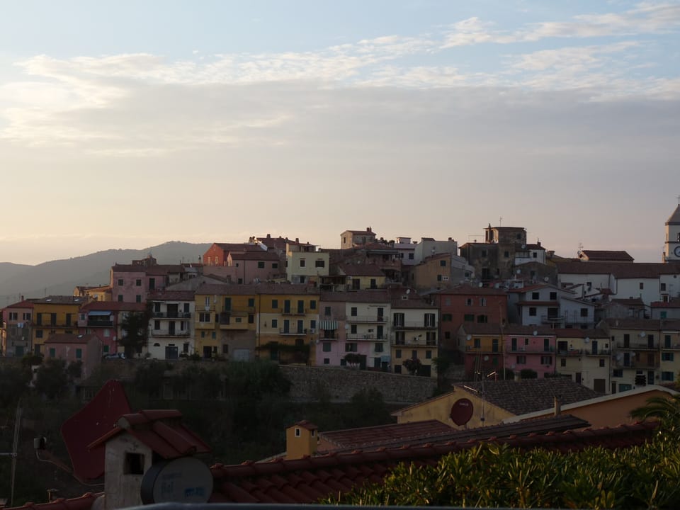 Capoliveri - the nearest hill town, 5 minutes' drive