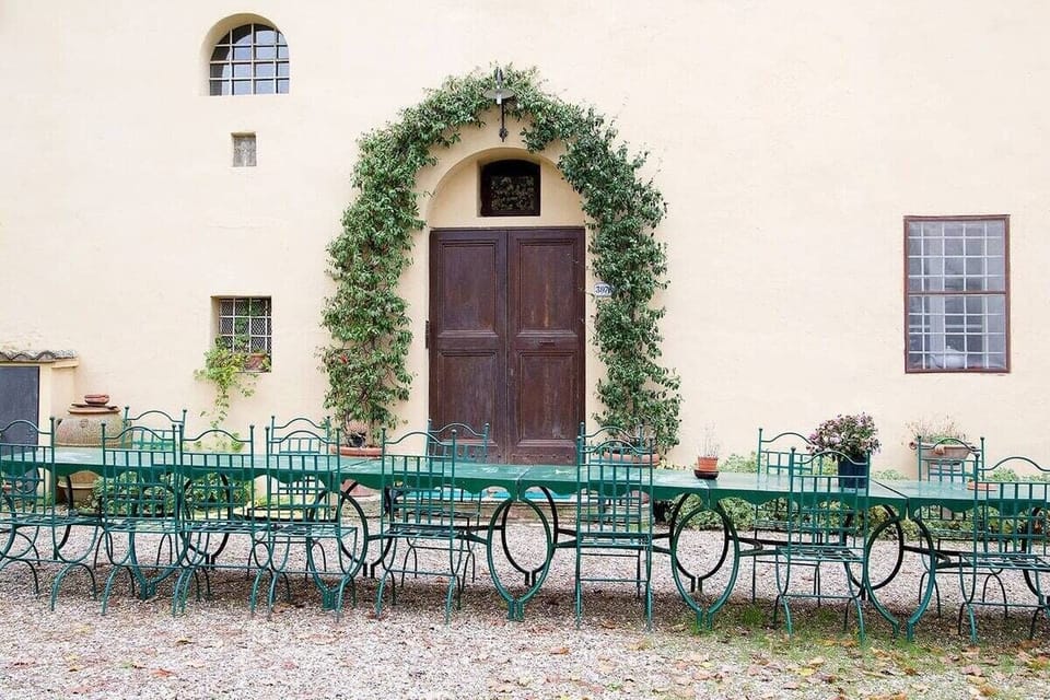 Entrance to the villa
