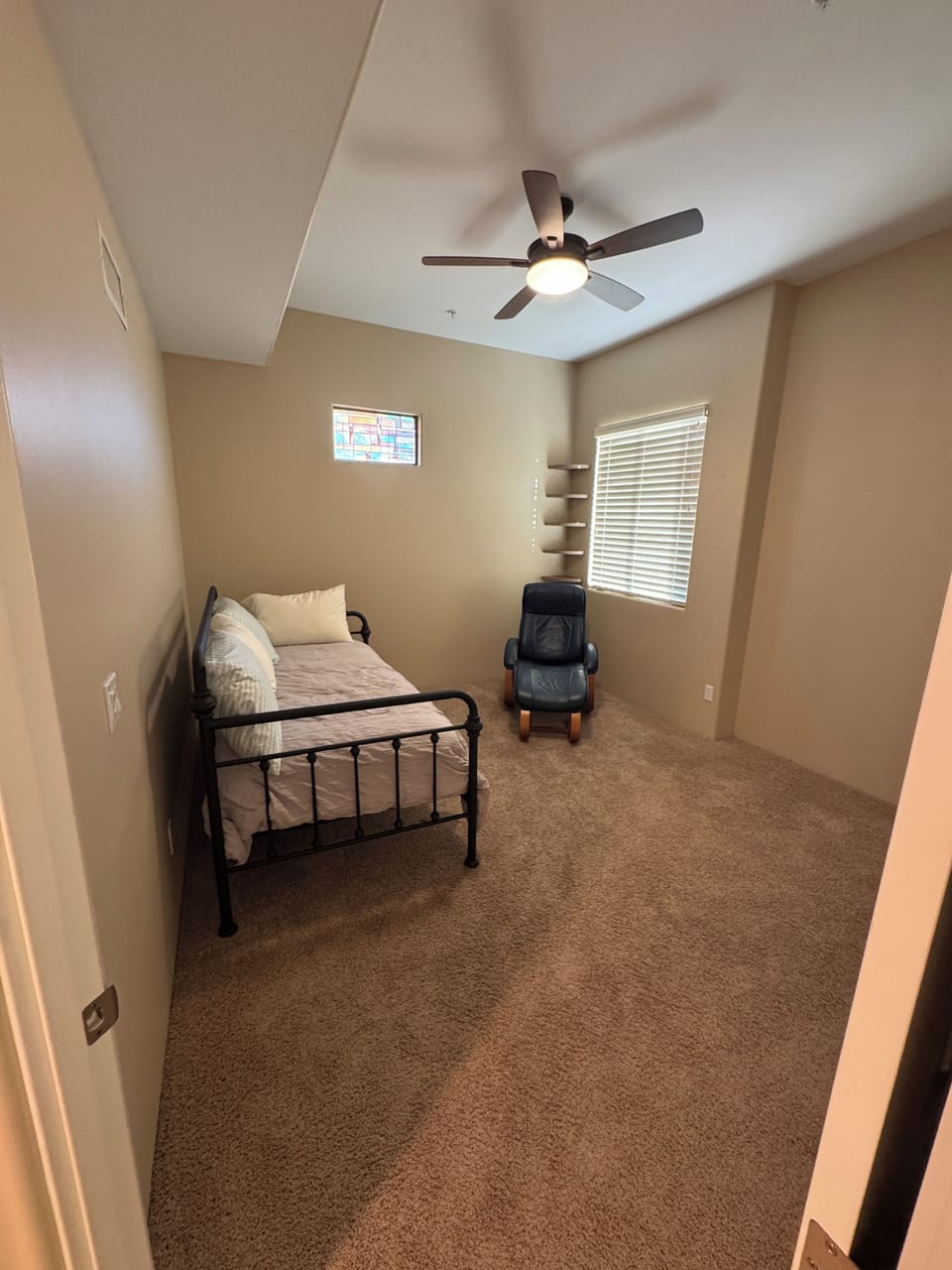 Guest room #1 day bed twin (queen air mattress in closet)