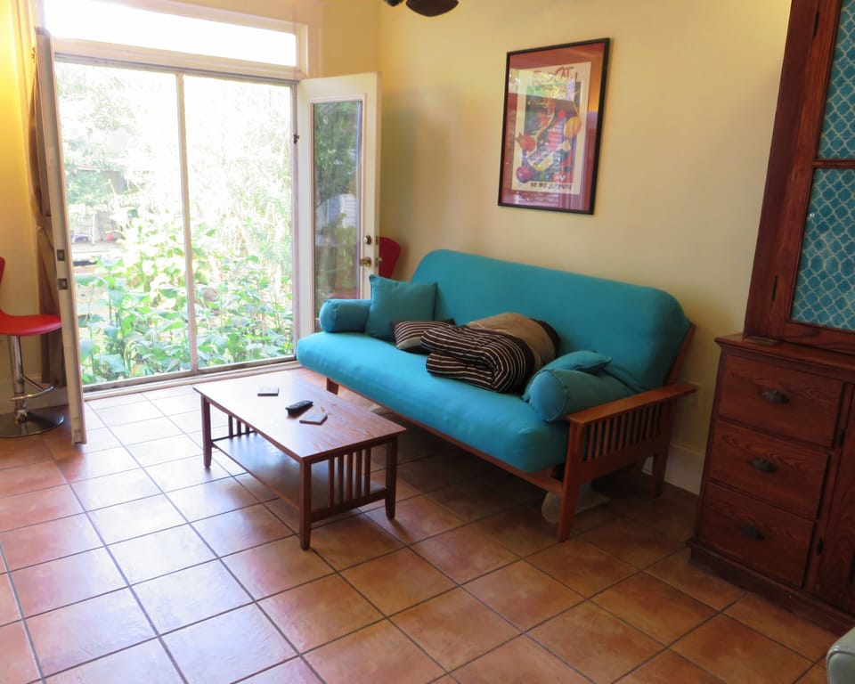 Seating area at the end of the kitchen.  Great place to relax after a long day!