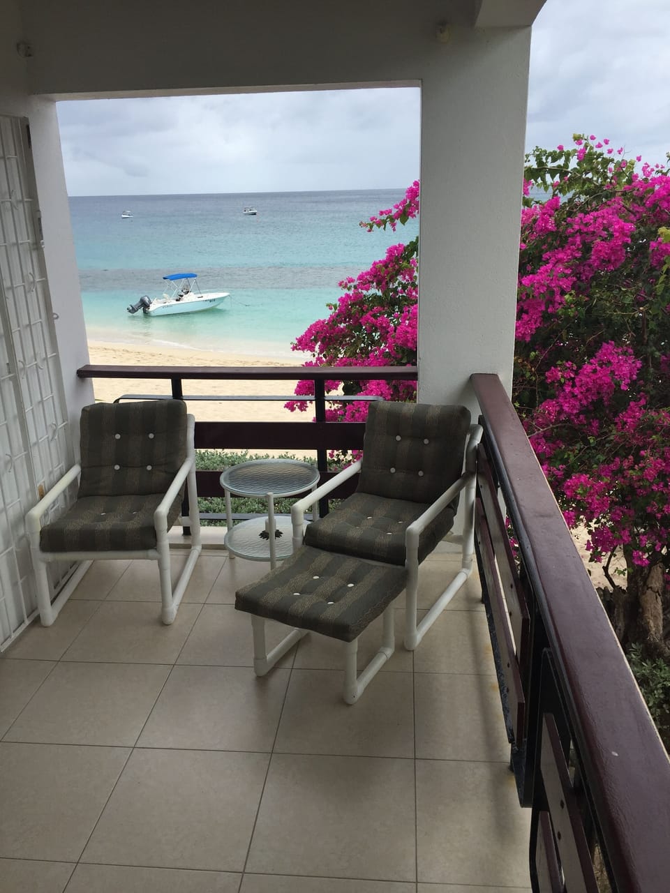 Spectacular view of beach  and sea,. best view on Barbados west coast.
