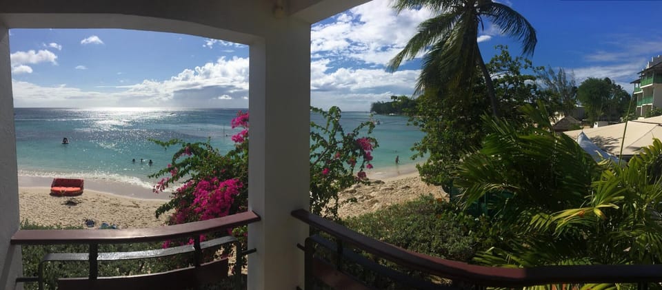 Panoramic view from balcony