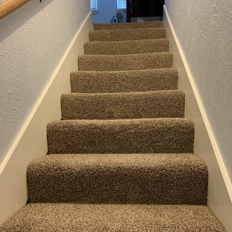 Stairway to bunk room