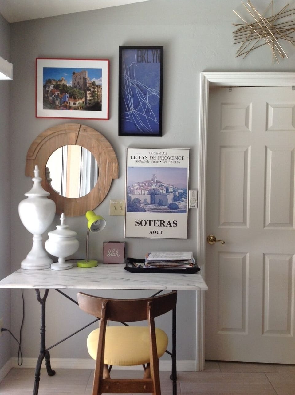 A PLACE TO WORK ON YOUR COMPUTER OR DO SOME WRITING.

