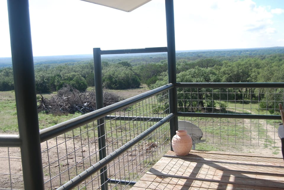 view from upstairs deck