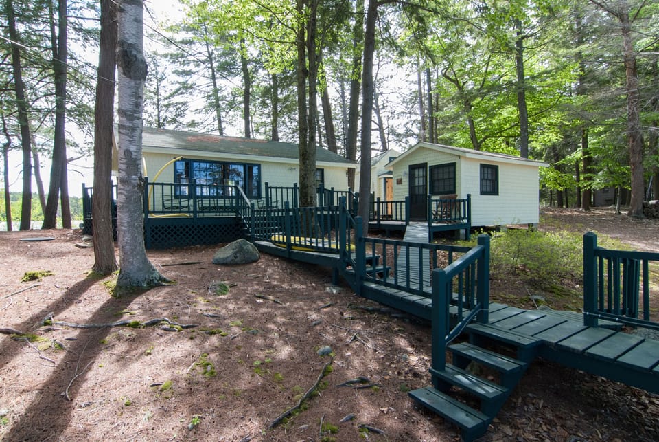 Back of house facing Mink Island