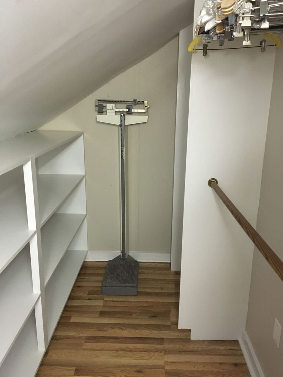 Master bedroom closet.