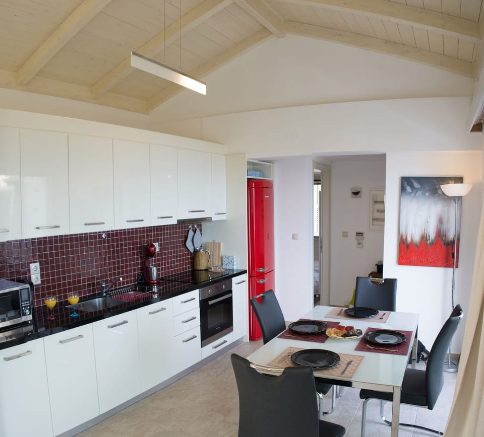 Upper floor kitchen