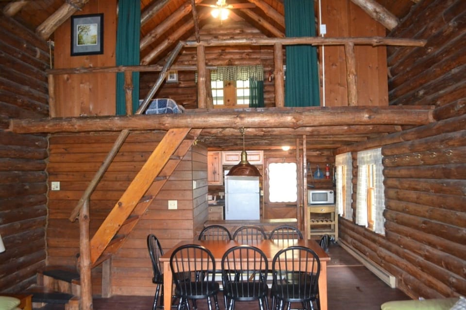View of Loft Area and Dining Space