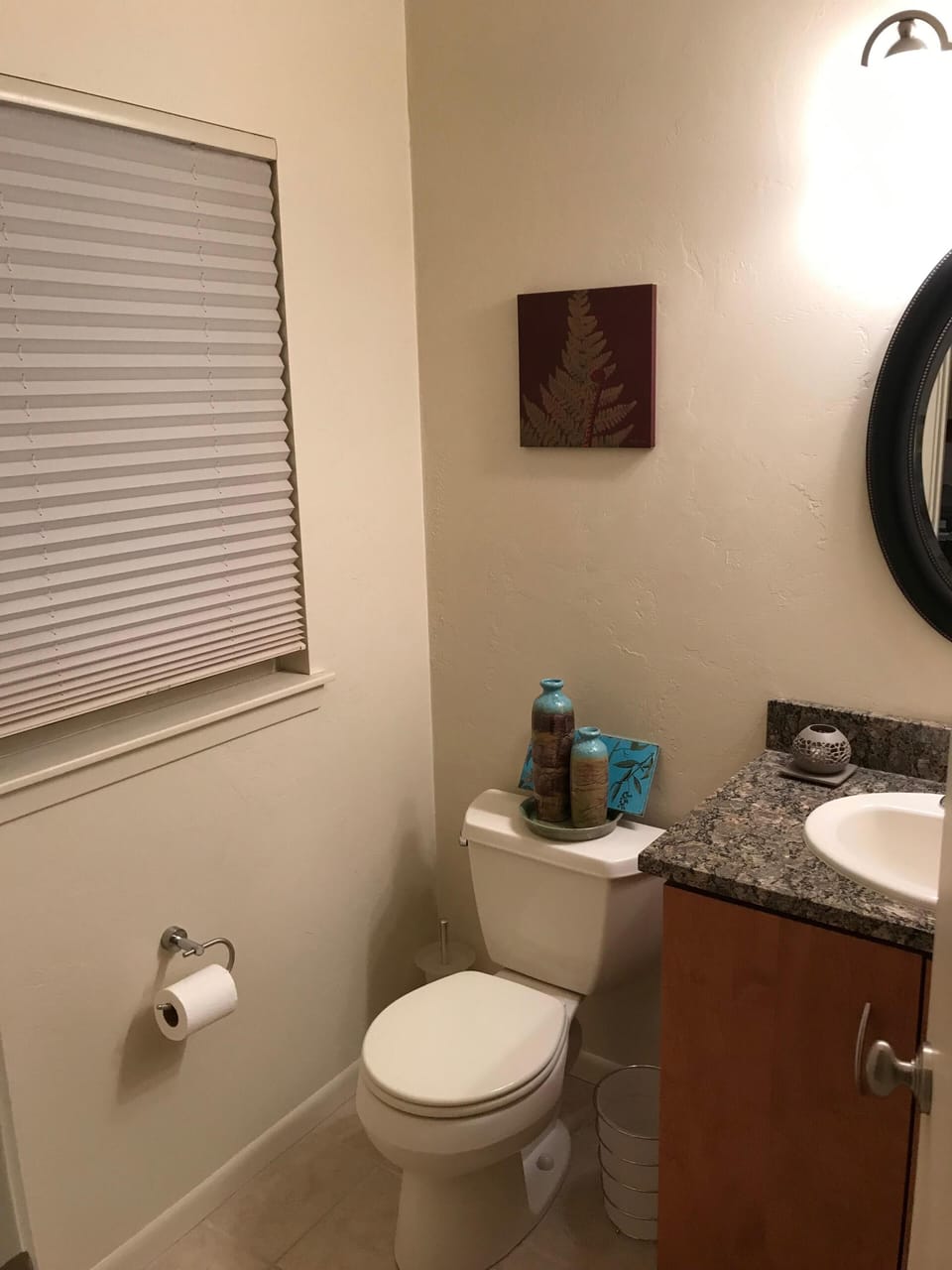 First floor half bath