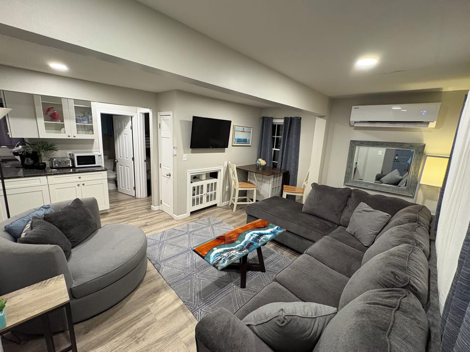 Living room from front door