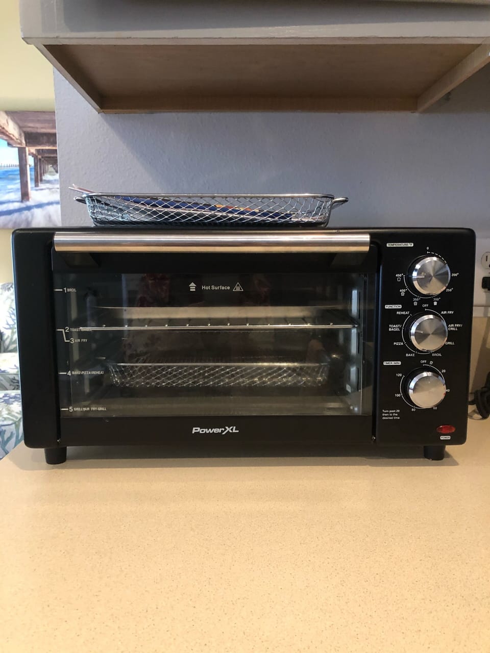 Make the best grilled cheese sandwich with our Air fryer/toaster oven😉
