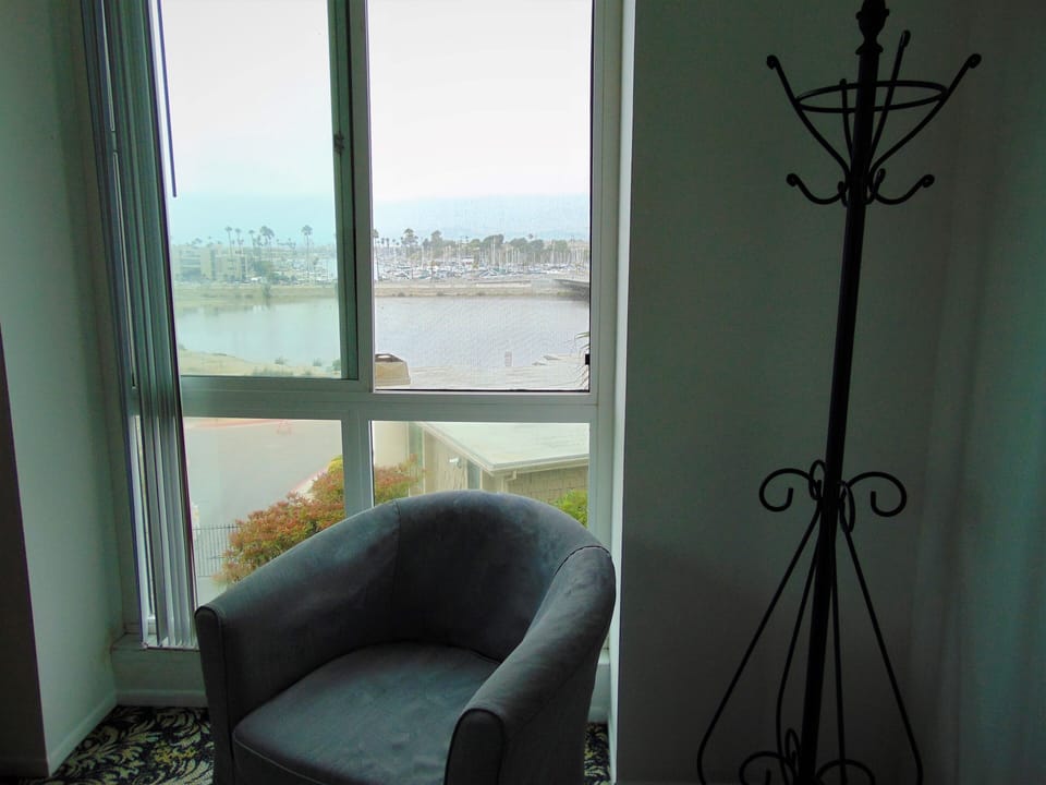 Second view window in first bedroom Straight to estuary, Harbor Village, marina.