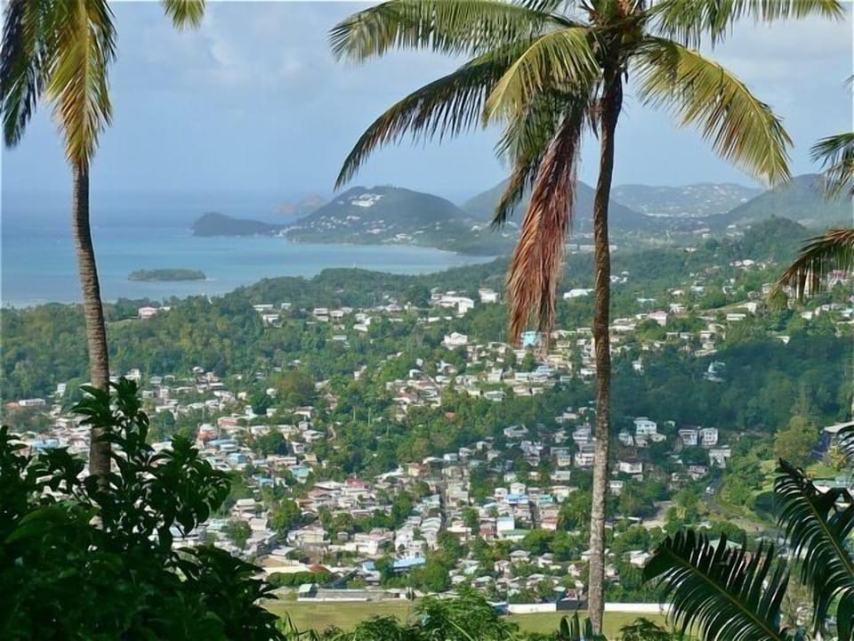 Fabulous views of Castries - the Capital City.