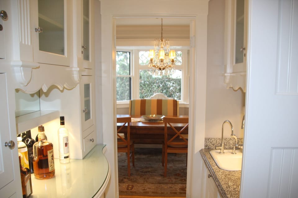 Butler's Pantry, with view to the dining room.
