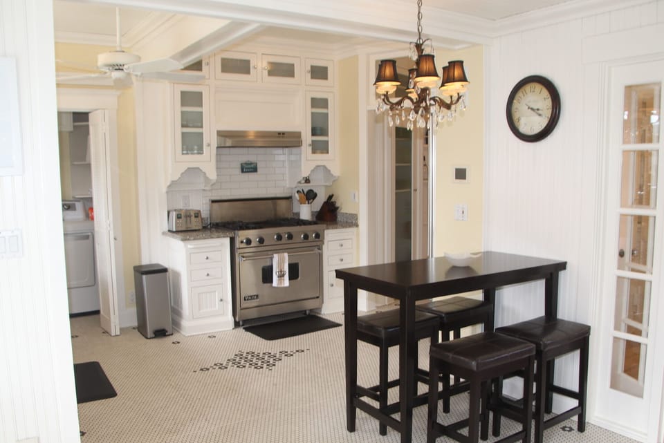 Kitchen includes top of the line appliances and brand new fixtures.