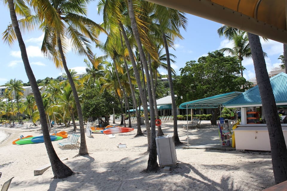 Beautiful white sandy beach