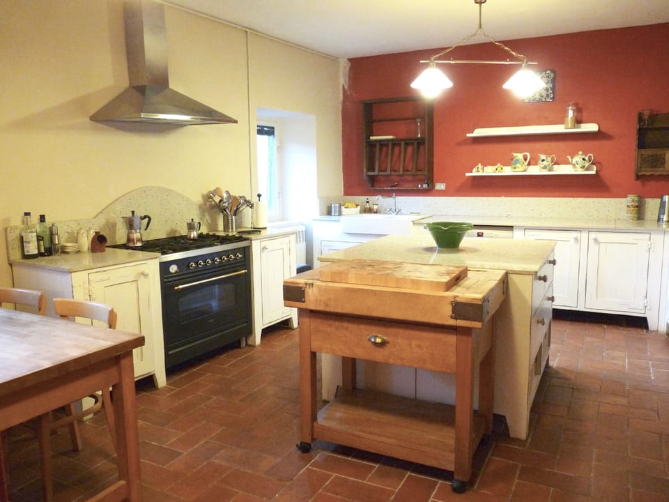 Large well equipped modern kitchen