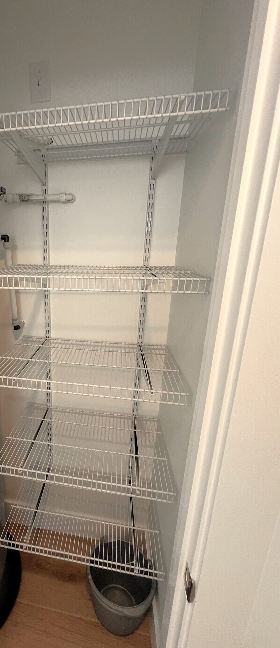 Kitchen pantry closet.