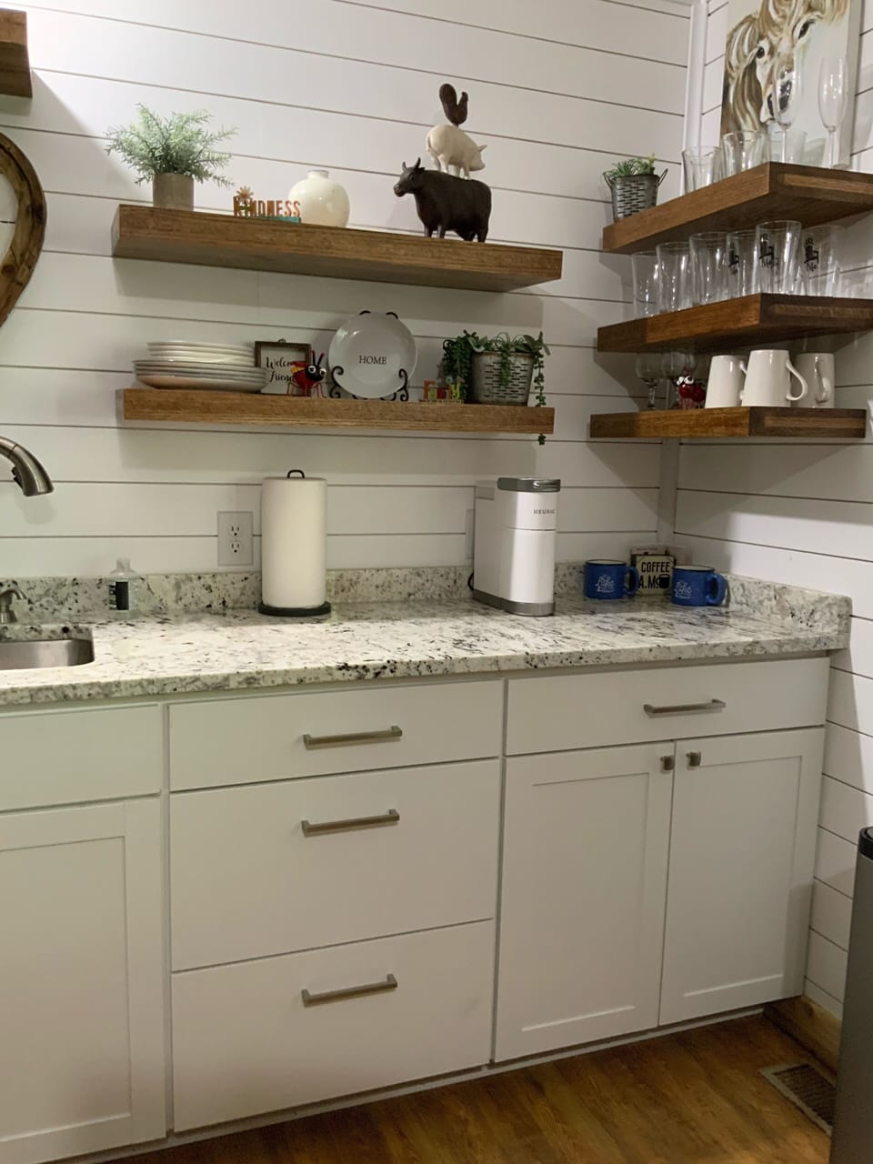 White cloud granite