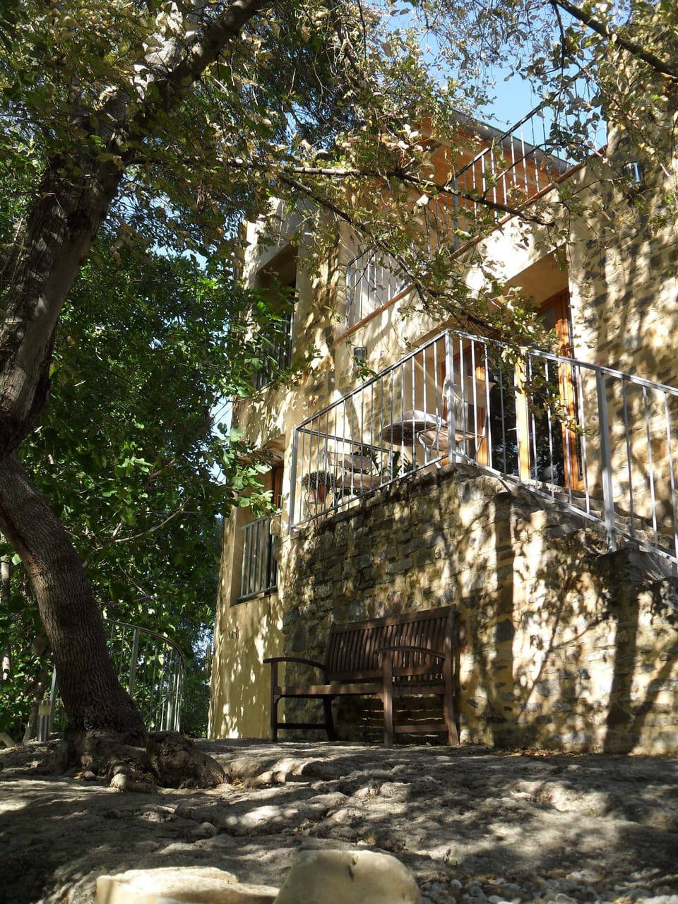 The river bank and apartment