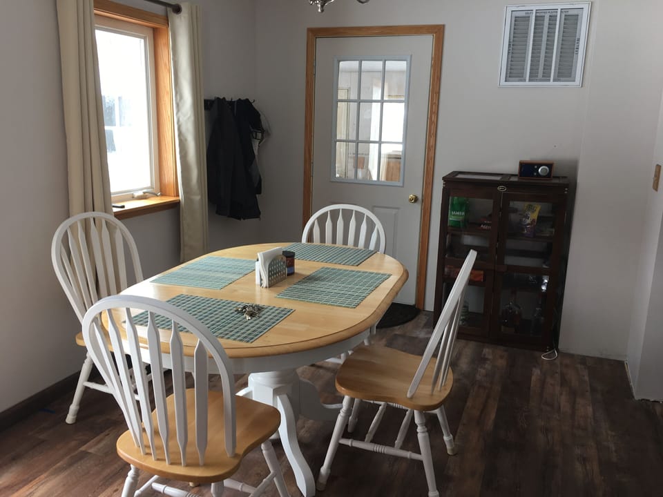 Dining room / back door