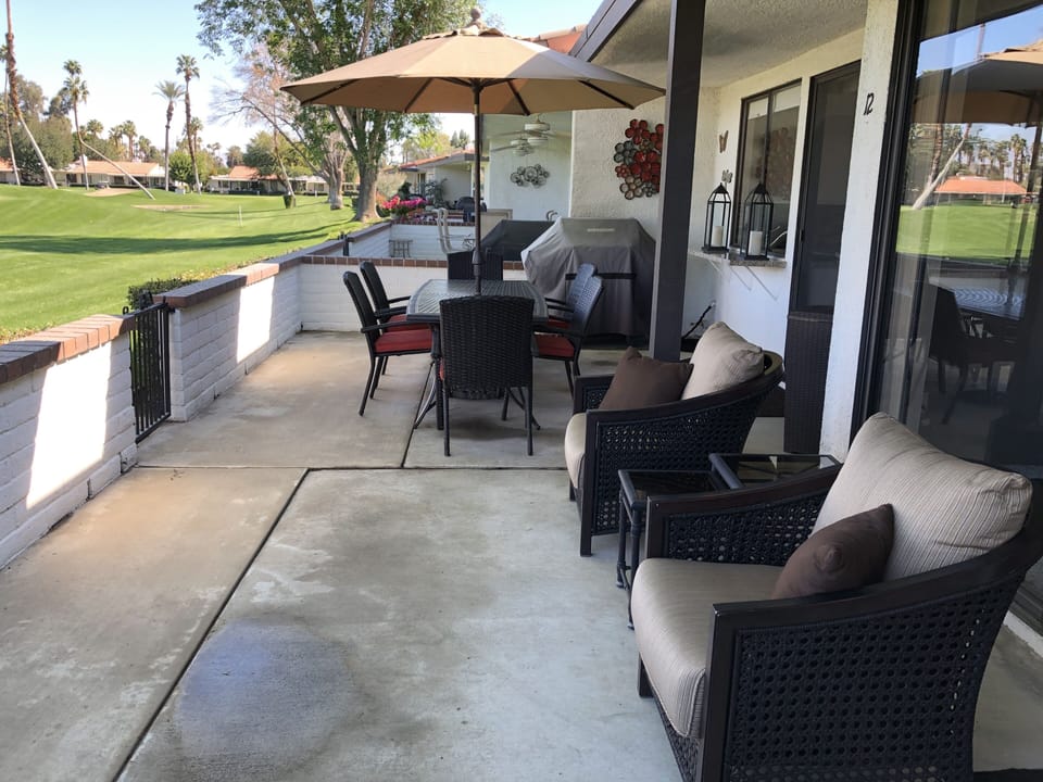 Patio area