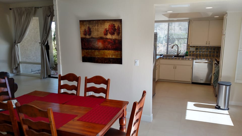 Kitchen and dining table
