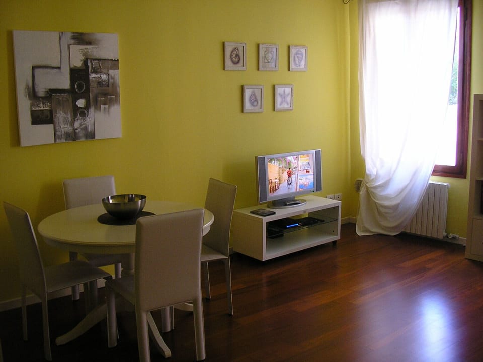 Dining area in the living room
