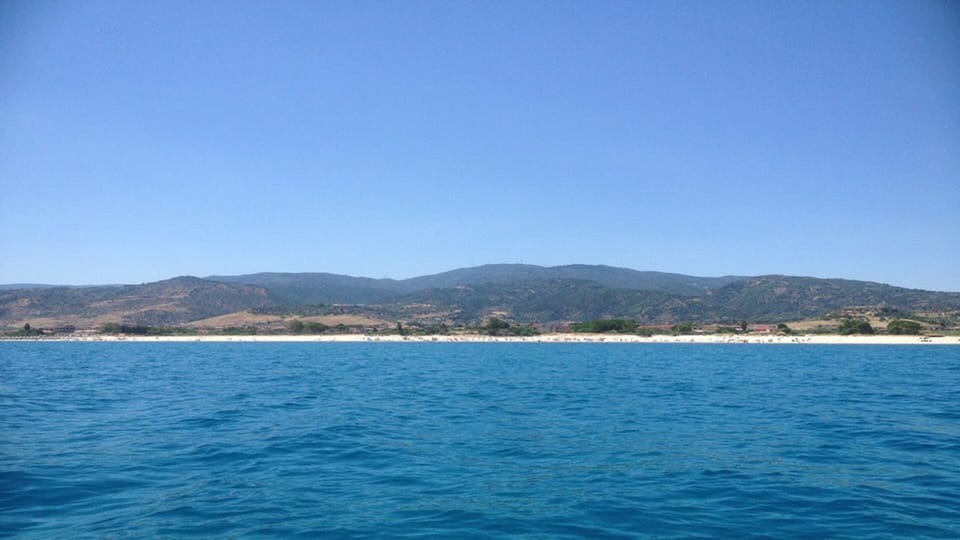 panoramic view from the sea