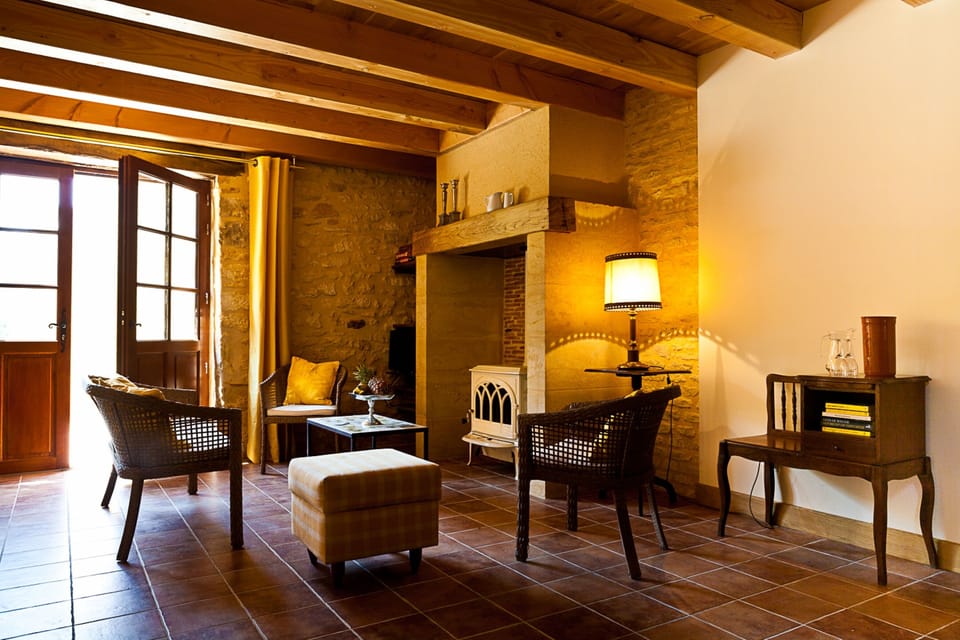 Living room in gite