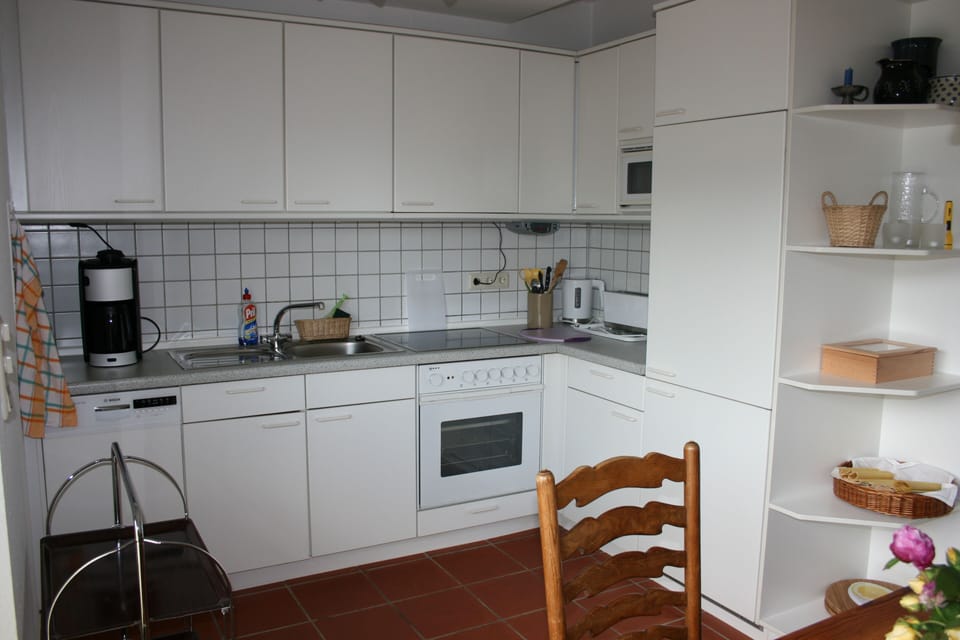 Our kitchen. In the foreground (not visible) Dining area