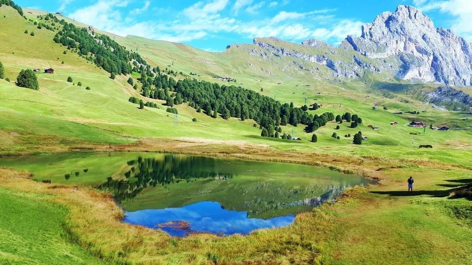 Spectacular mountain view on the "Holy Lake"