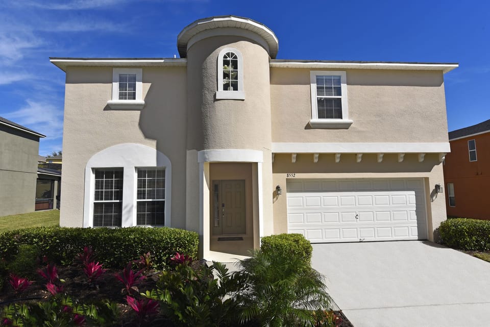 front of the home 