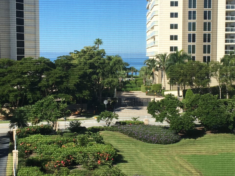 View of the Gulf from our lanai 