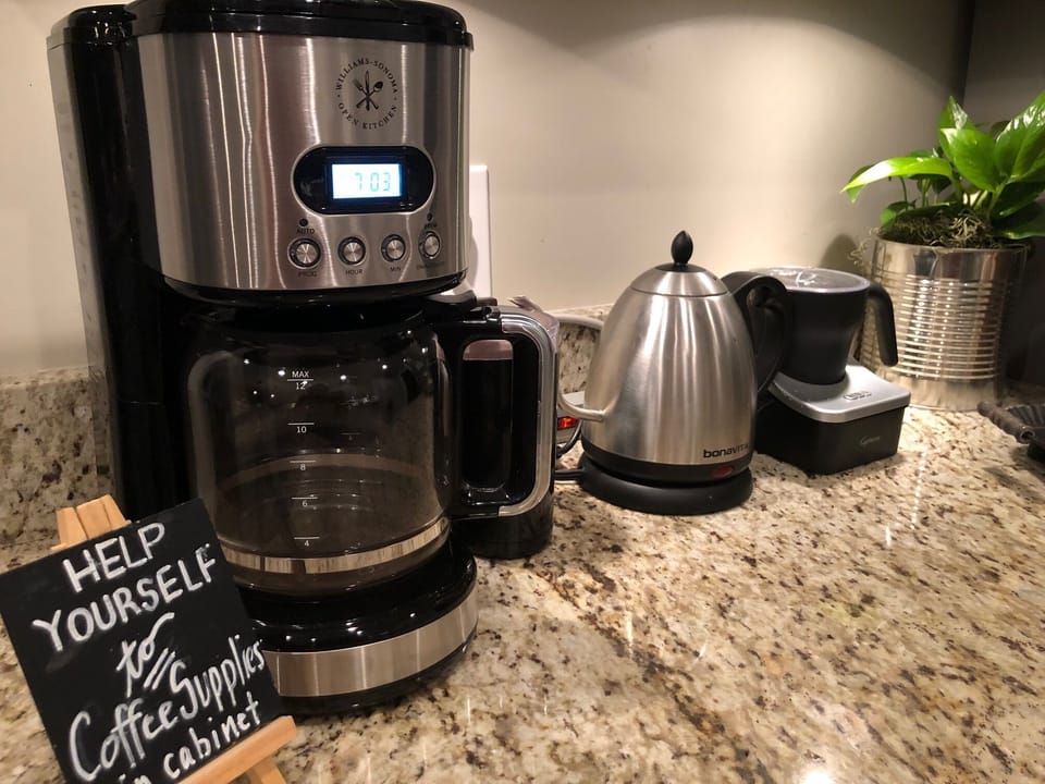 Coffee supplies always handy!